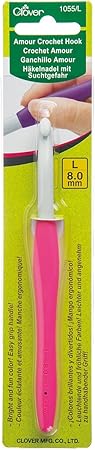 Clover 1055/L Amour Crochet Hook, Size L/8.0mm