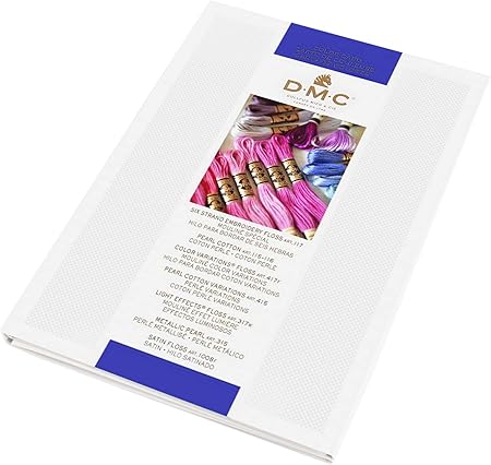 DMC COLORCRD Needlework Threads 12-Page Printed Color Card