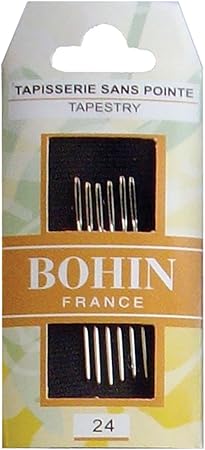 Bohin Tapestry Hand Needles , Size 24 6/Pkg