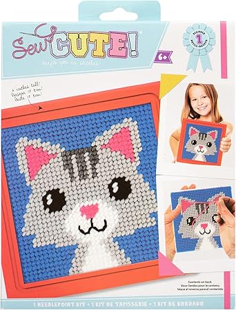 ColorBok Sew Cute Needlepoint Lola Cat