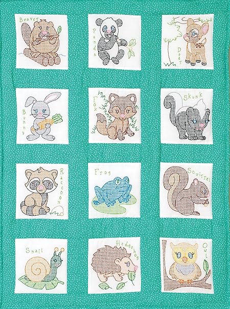 Jack Dempsey Needle Art Forest Friends Embroidery Kit, 9