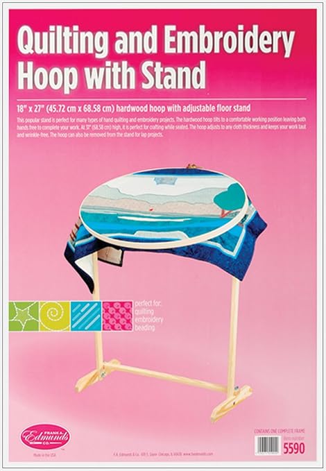 Frank A. Edmunds Oval Hoop with Stand, 5590, Beige