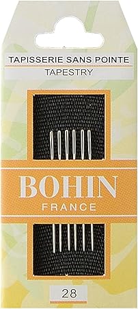 Bohin Tapestry Hand Needles - Size 28, White