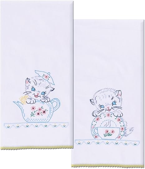 Design Works Crafts T264102 Kittens Towels 17