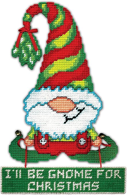 Design Works Crafts Mistletoe Elf Plastic Canvas Kit