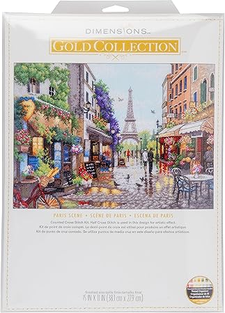 Dimensions Flowers for Sale Counted Cross Stitch Kit, 9