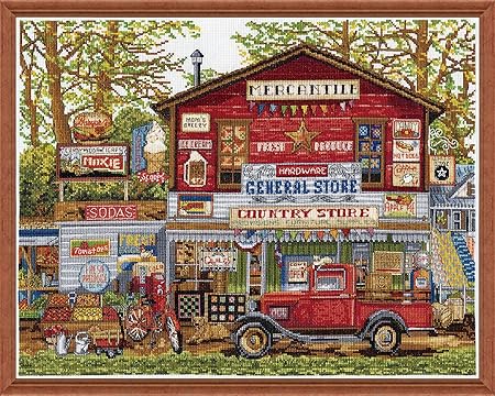 Design Works Crafts Open for Business Counted Cross Stitch Kit