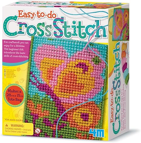 4M Cross Stitch Kit, Multicolor