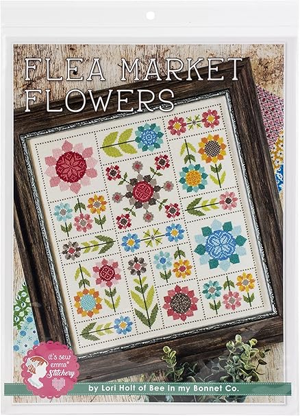 it's sew emma Flea Market Flowers Cross Stitch Pattern