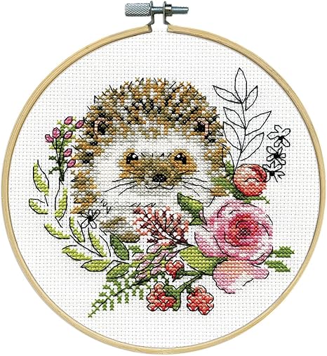 Design Works Crafts Janlynn Counted Cross Stitch Kit, Hedgehog