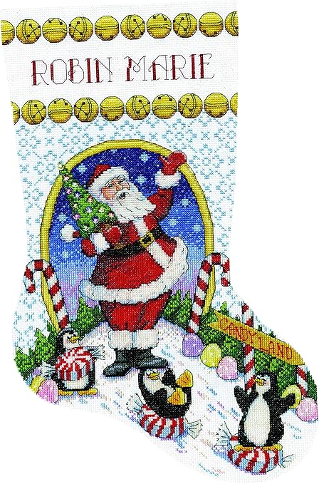 Design Works Crafts Cross Stitch Stocking Kit, Various