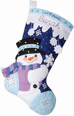 Bucilla, Let It Snow, Felt Applique 18