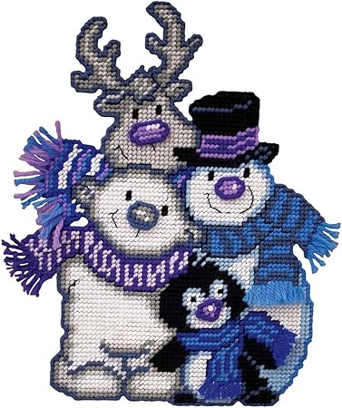 Design Works Crafts Winter Pals Plastic Canvas Wall Décor Kit, by The Yard