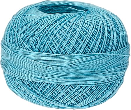 Handy Hands Lizbeth Premium Cotton Thread, Size 40, Turquoise Light