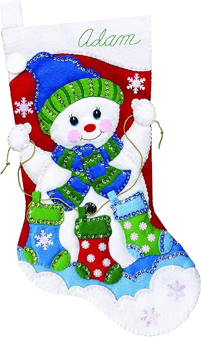 Design Works Crafts Felt Stocking Kit, 18