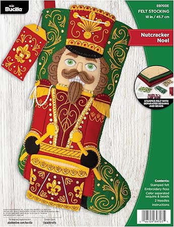 Bucilla, Nutcracker Noel, Felt Applique 18