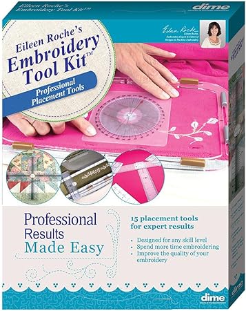 Embroidery Tool Kit, Machine Embroidery Placement Tools