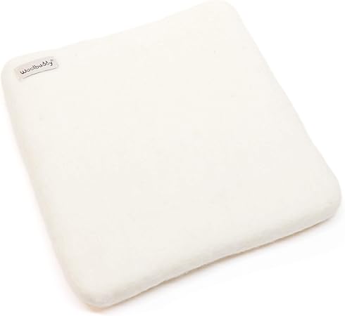 Woolbuddy Needle Felting Pad, Needle Felting Mat, Needle Felting Supplies, Foam Pad Alternative, Wool Felting Mat, Made of Felting Wool, For Needle Felting, Wet Felting and 3D Felting, 10inx10inx1.5in