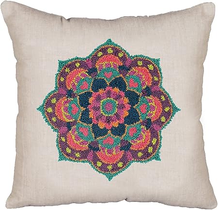 Design Works Crafts Mandala Punch Needle Pillow Kit