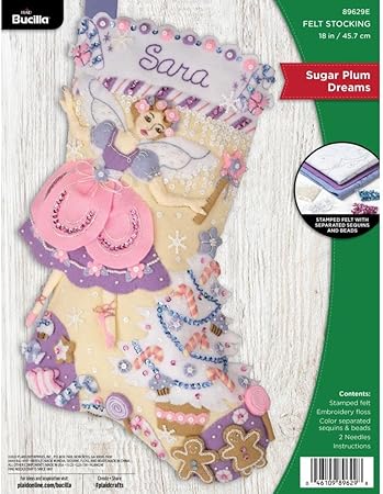 Bucilla, Sugar Plum Dreams, Felt Applique 18