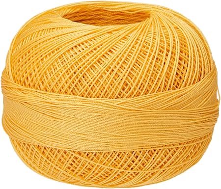 Handy Hands Lizbeth Premium Cotton Thread, Medium, Golden Yellow,HH40613