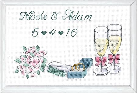 Janlynn Wedding Day Announcement Cross Stitch Supplies