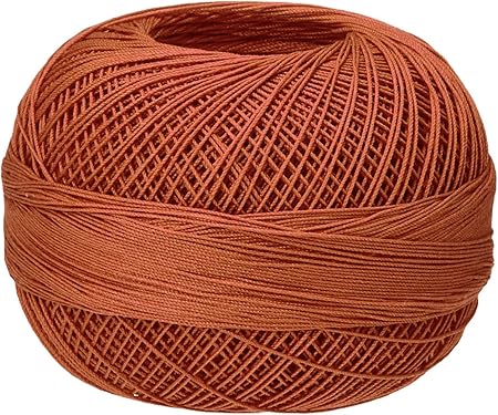 Handy Hands Lizbeth Premium Cotton Thread, Medium, Harvest Orange