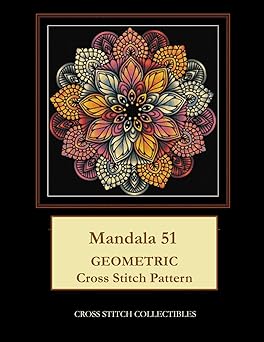 Mandala 51: Geometric Cross Stitch Pattern