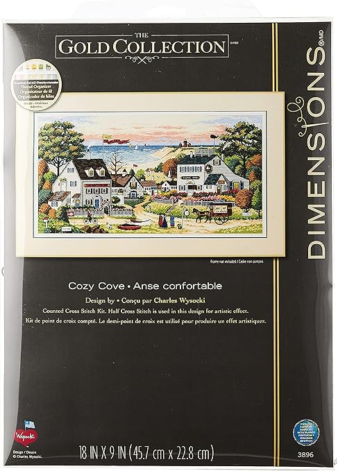 Dimensions Needlecrafts Counted Cross Stitch, Cozy Cove, multi color