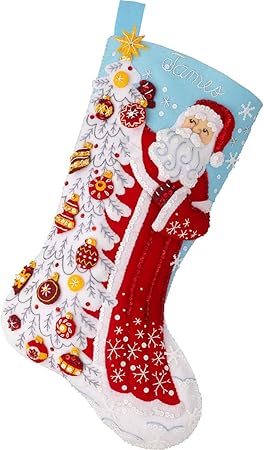 Bucilla, Snowy St. Nick, Felt Applique 18