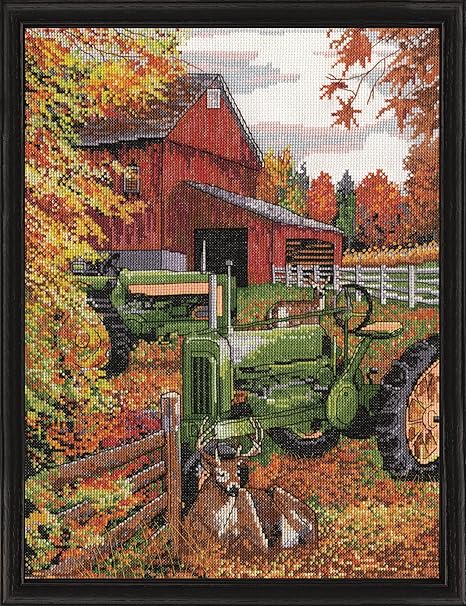 Design Works Crafts Tractor Counted Cross Stitch Kit