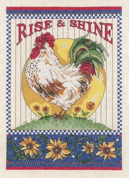 Janlynn Rise & Shine Counted Cross Stitch Kit 9x12