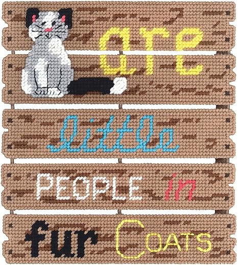 Janlynn Cats Are Pallet-ables Plastic Canvas Kit