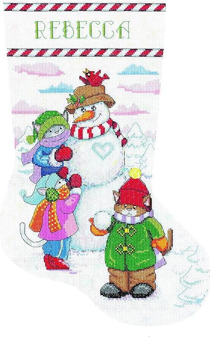 Design Works Crafts Cross Stitch Stocking Kit, Various