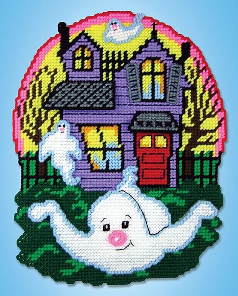 Design Works Crafts Haunted House Plastic Canvas Kit