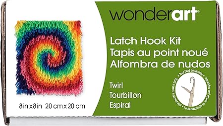 Wonderart Twirl Latch Hook Kit, 8