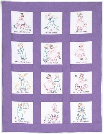 Jack Dempsey Needle Art Nursery Rhymes Nursery Quilt Blocks