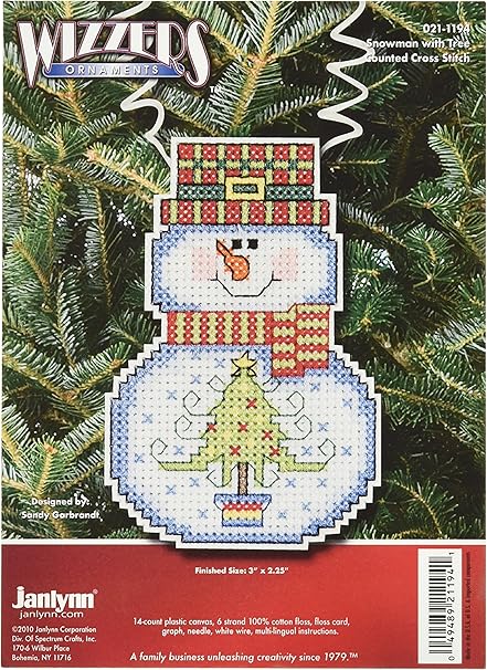 Janlynn Holiday Wizzers Cross Stitch Kit 3