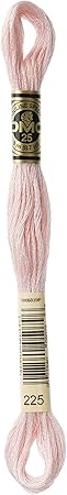 DMC 6-Strand Embroidery Cotton Floss, Ultra Light Shell Pink