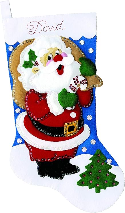 Design Works Crafts Felt Stocking Kit, Various