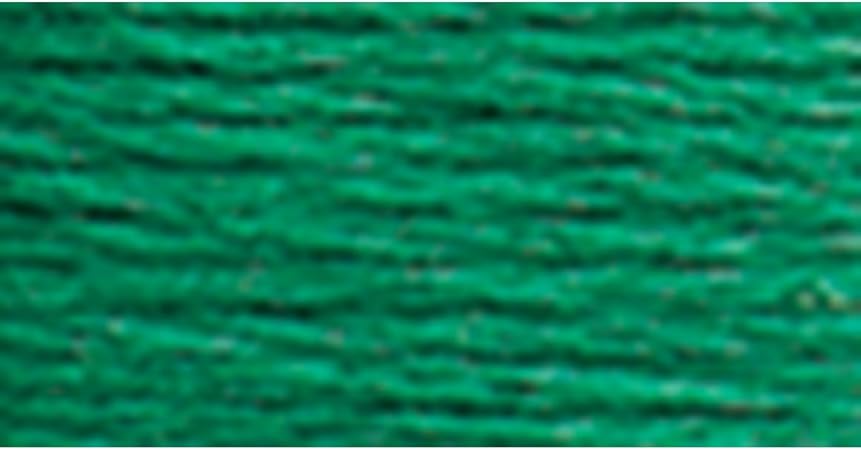 DMC 117-3850 Mouline Stranded Cotton Six Strand Embroidery Floss Thread, Dark Bright Green, 8.7-Yard