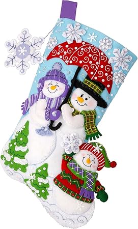 Bucilla, Frosty Family, Felt Applique 18