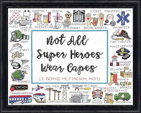 Design Works Crafts Counted Cross Stitch Kit, Super Heroes