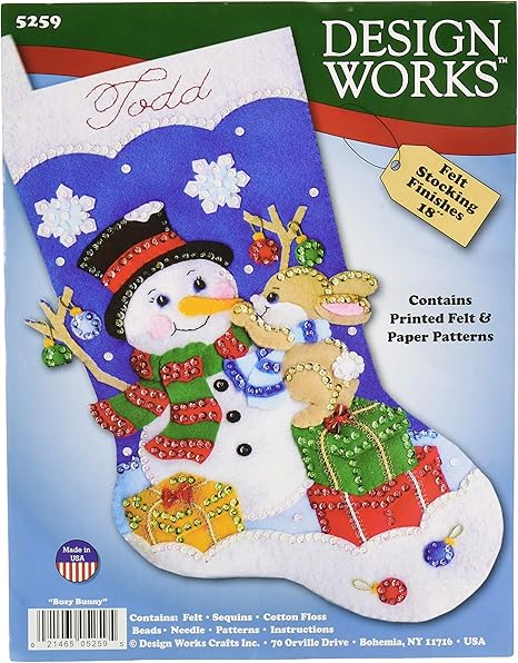 Design Works Crafts Stocking Kit 18