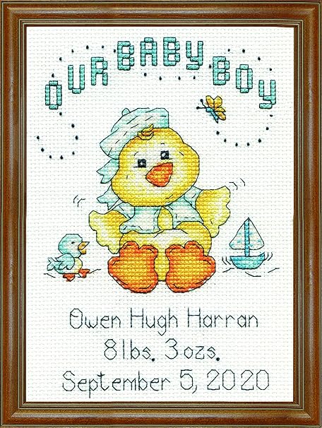 Design Works Crafts Boy Chick, 5 x 7