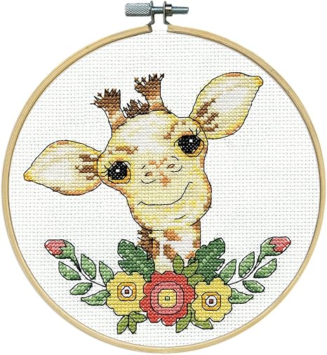 Design Works Crafts Janlynn Counted Cross Stitch Kit, Giraffe