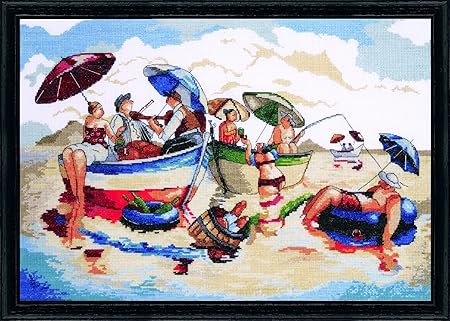 Design Works Crafts Tobin 0724-00-23 Water Lunch Counted Cross Stitch Kit-14