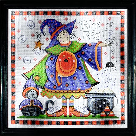 Design Works Crafts Counted Cross Stitch, Trick or Treat (2751), Multicolor, 8