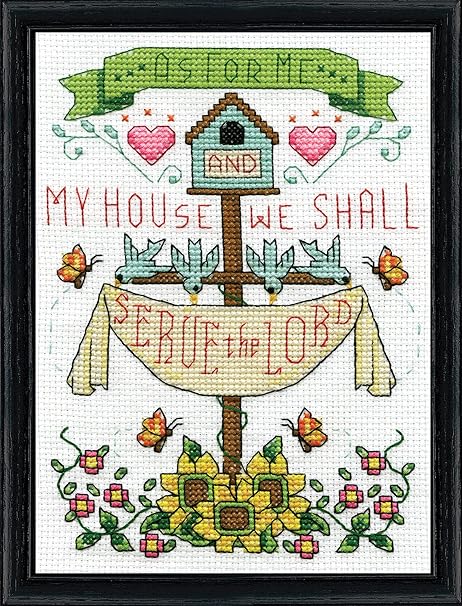 Design Works Crafts My House Counted Cross Stitch Kit, Multi