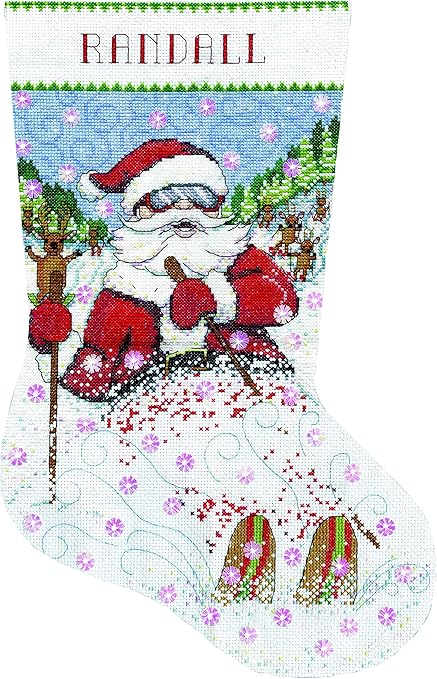 Design Works Crafts Cross Stitch Stocking Kit, Various